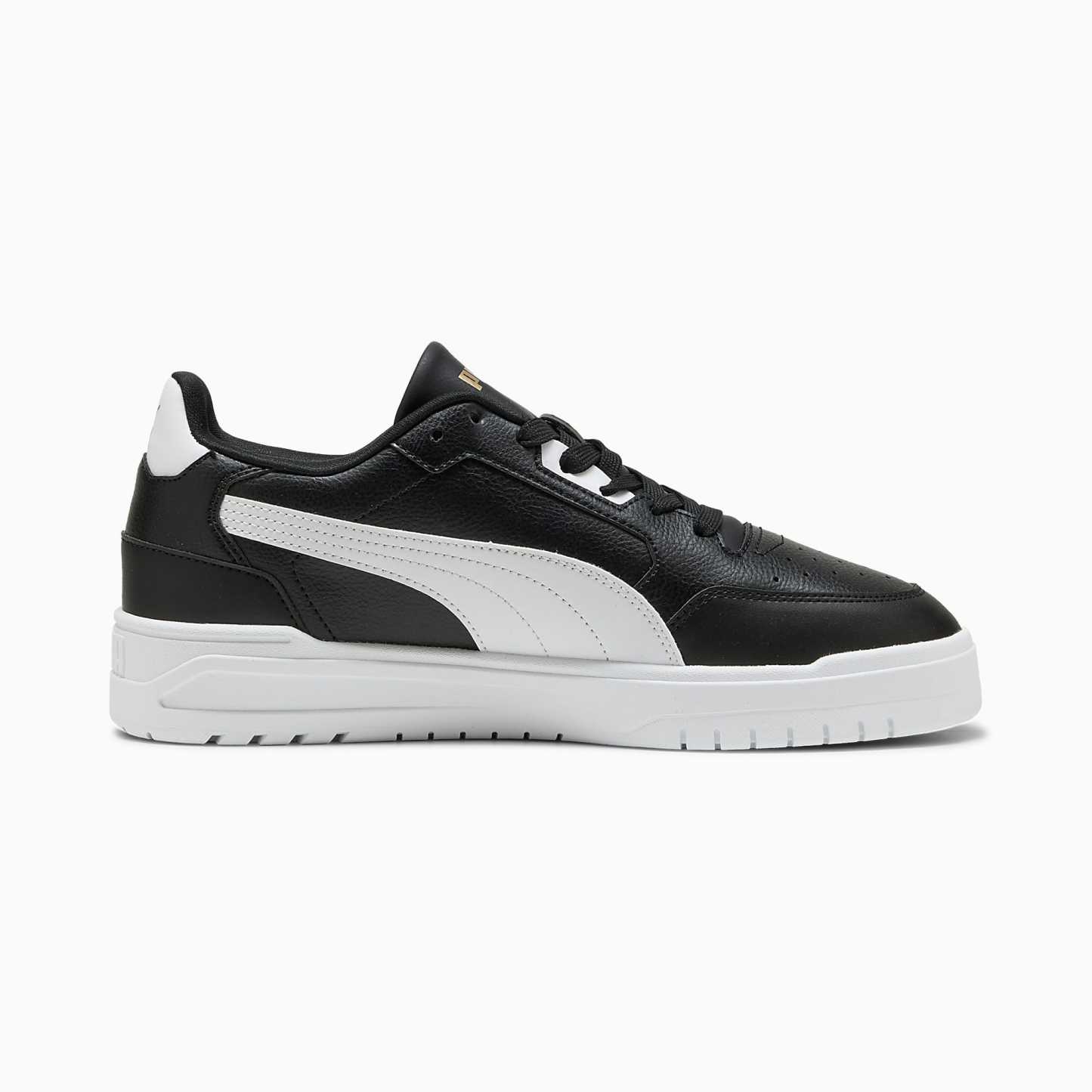 Shuffle Downtown UNISEX Ayakkabı - PUMA Black-PUMA White-PUMA Gold - 402596_07 - Görsel 5