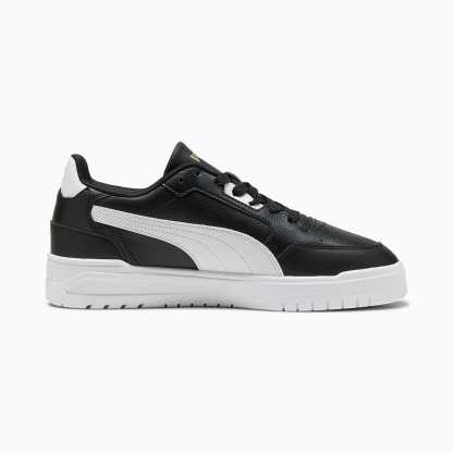 Shuffle Downtown UNISEX Ayakkabı - PUMA Black-PUMA White-PUMA Gold - 402596_07 - Görsel 5