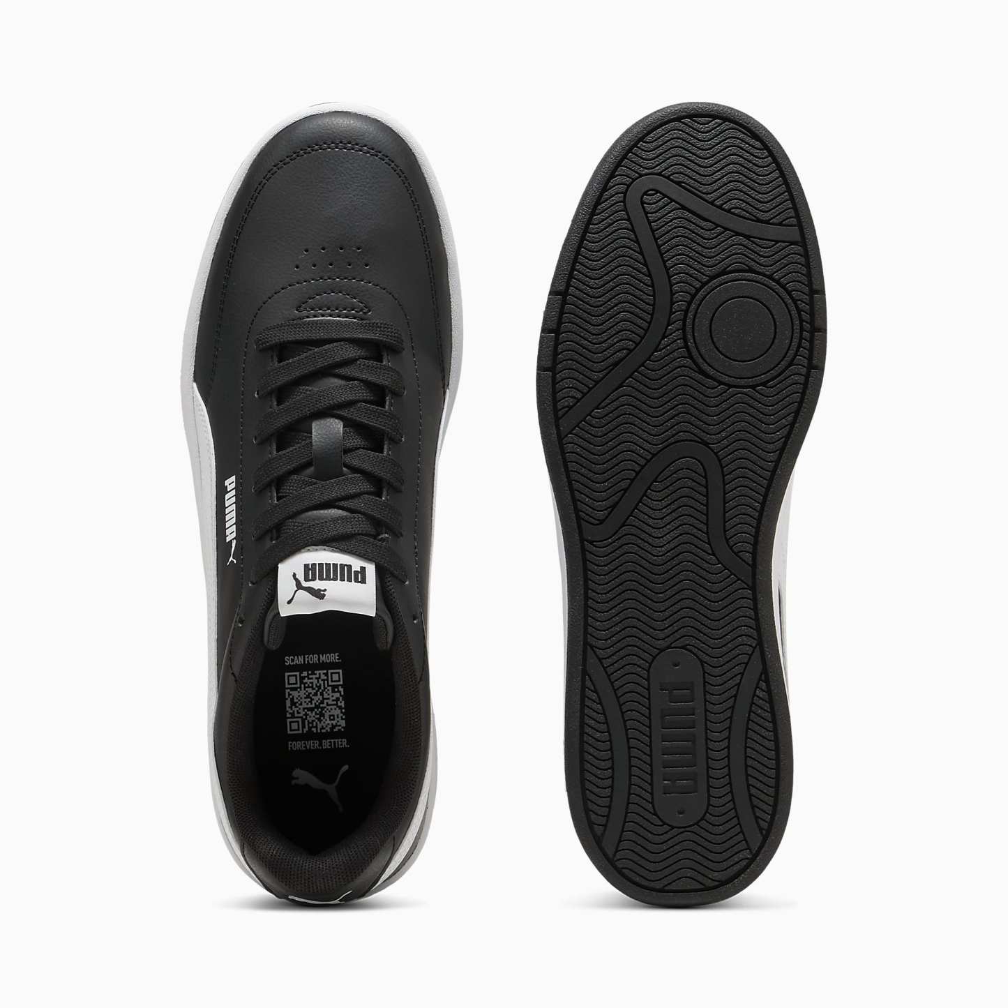 Court CLASSIC Clean UNISEX Ayakkabı - Puma Black-Puma White - 402223_14 - Görsel 4