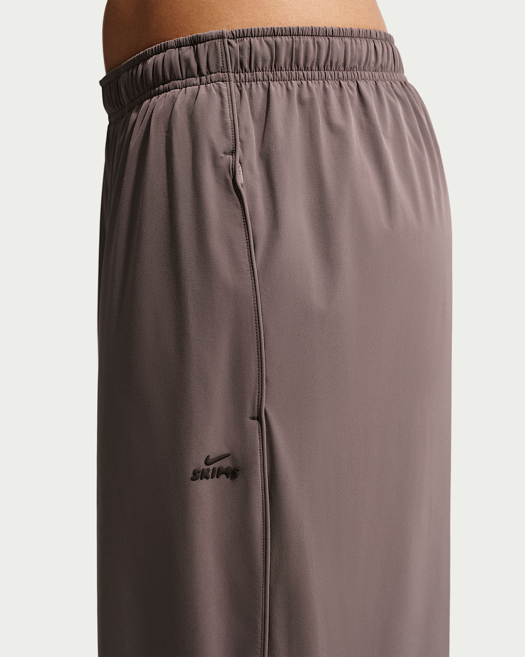 NikeSKIMS Stretch Nylon Bol Kesim Kadın Eşofman Altı - NSKM Resin