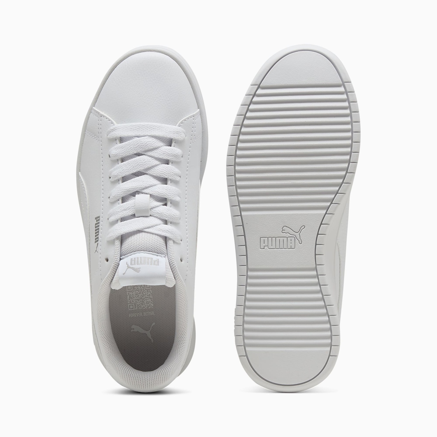 PUMA RICKIE CLASSIC Ayakkabı - Puma White-Puma Silver - 394251_01 - Görsel 4