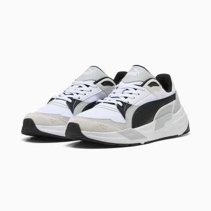 TRINITY 2 UNISEX Spor Ayakkabı - PUMA White-PUMA Black-Cool Light Gray - 400230_01 - Görsel 2