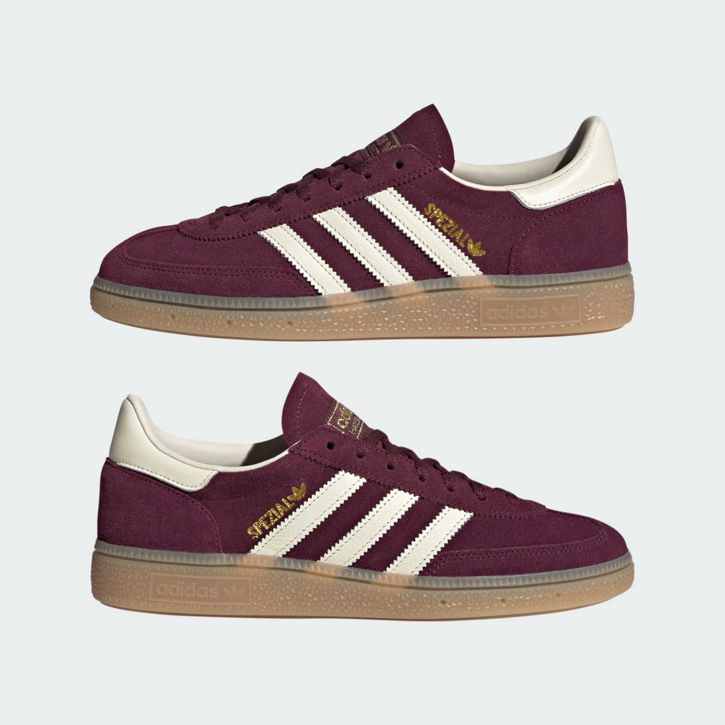 Handball Spezial Ayakkabı - Maroon / Cream White / Gold Metallic - JP8726 - Görsel 8