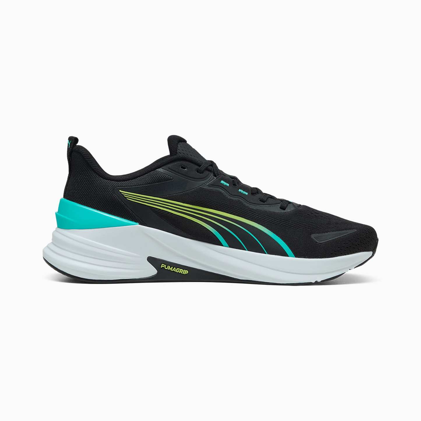 ACTION Pro UNISEX Antrenman Ayakkabısı - PUMA Black-PUMA White-Intense Mint-Sunny Lime - 313486_03 - Görsel 5