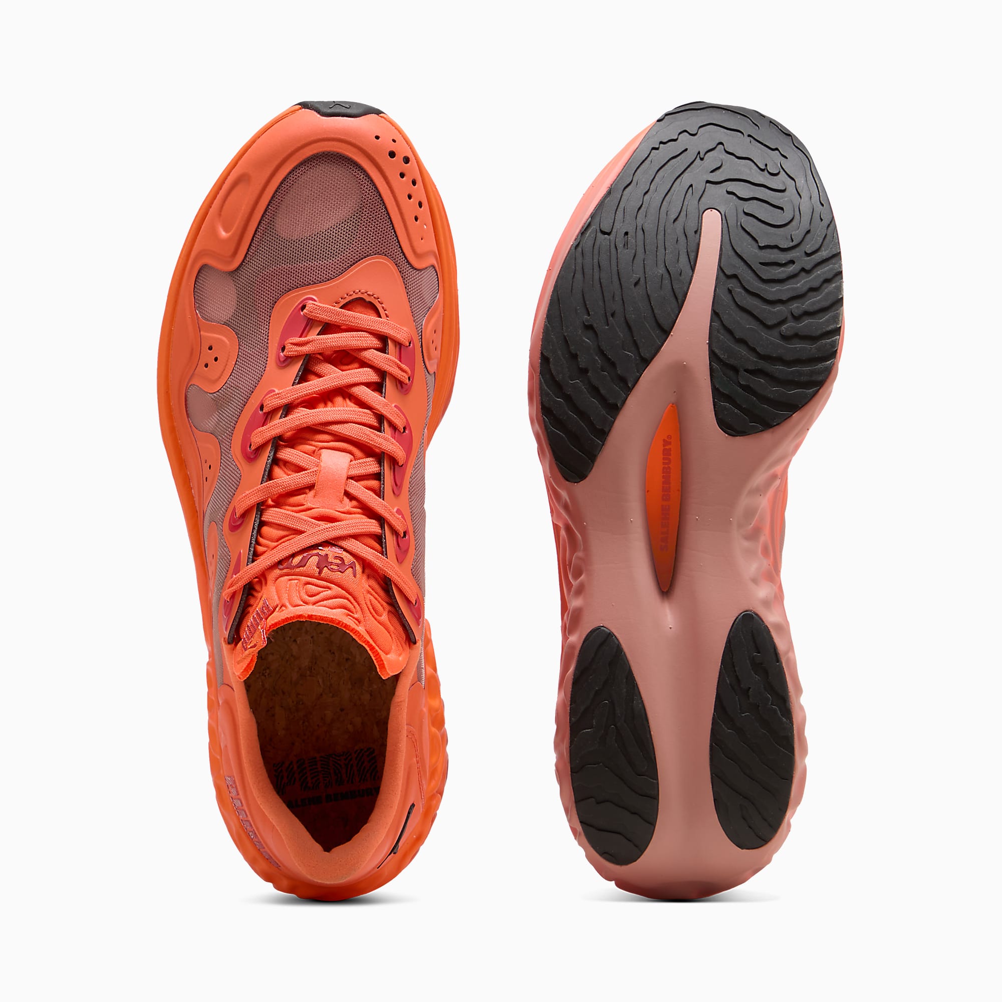 PUMA x SALEHE BEMBURY Velum 2 NITRO™ UNISEX Ayakkabı - Red Clay-Nasturtium - 409221_03 - Görsel 6