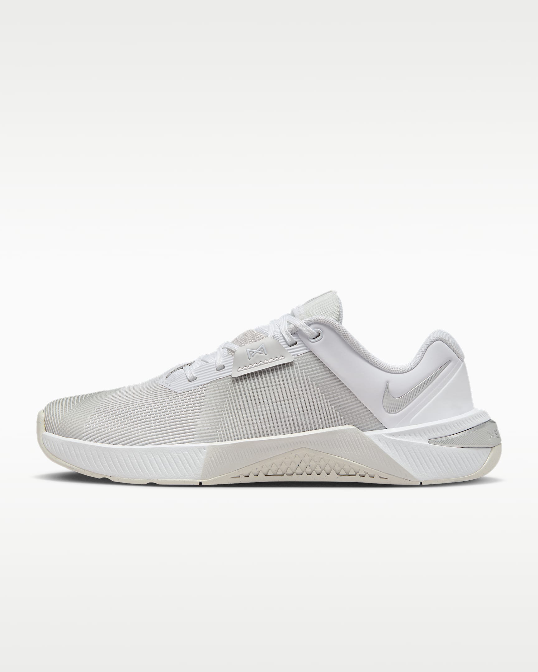 Nike Metcon 10 Kadın Antrenman Ayakkabısı - Beyaz/Platinum Tint/Wolf Grey/Metallic Silver