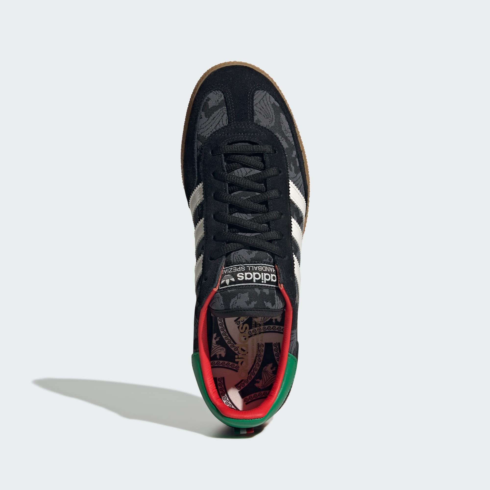 Handball Spezial Ayakkabı - Core Black / Core White / Green - HQ7261 - Görsel 2