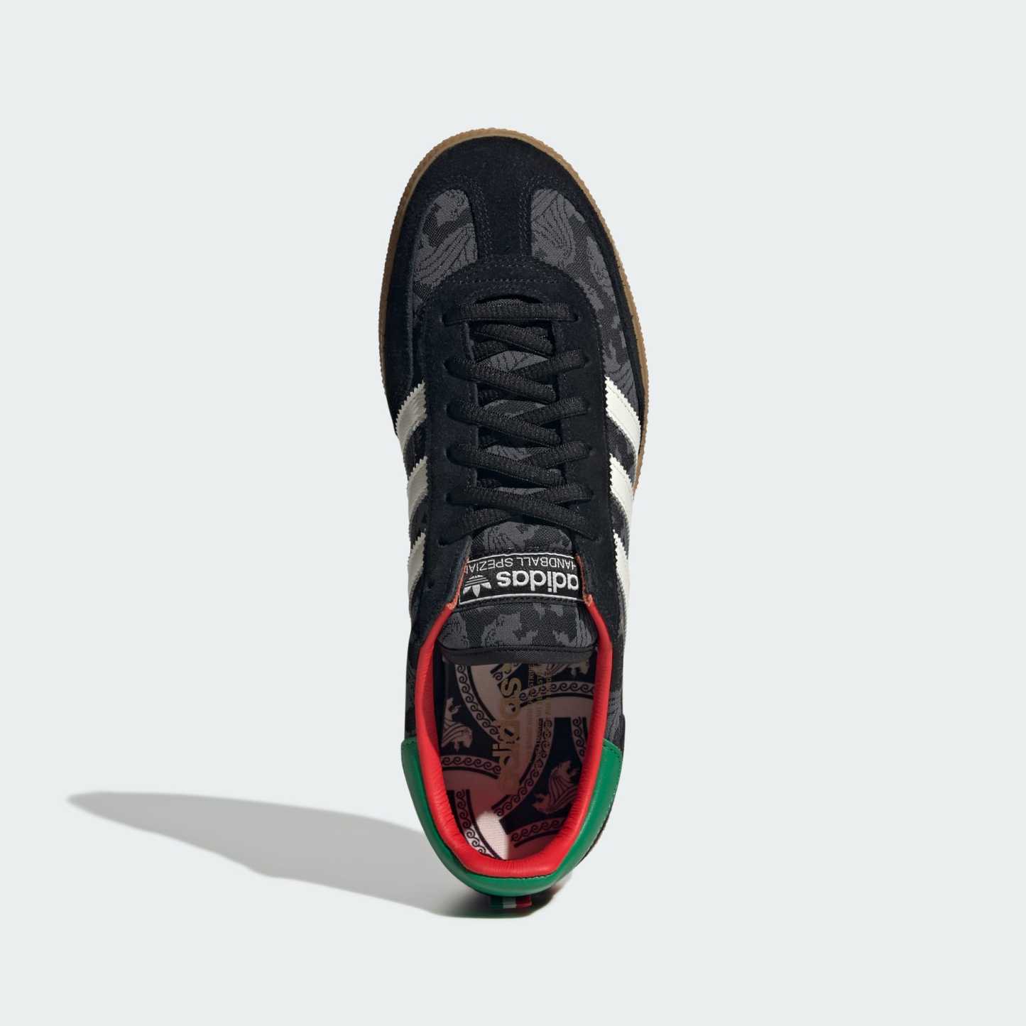 Handball Spezial Ayakkabı - Core Black / Core White / Green - HQ7261 - Görsel 2