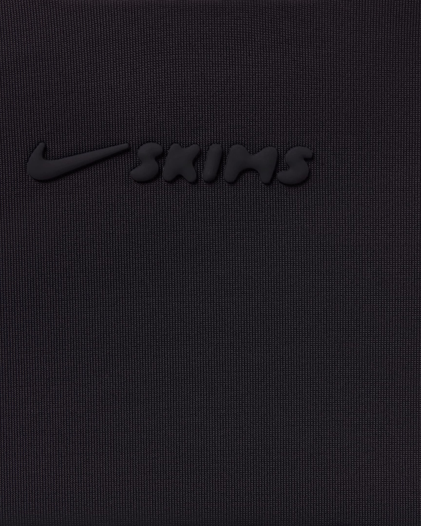 NikeSKIMS Satin Shine Yüksek Belli Dikişsiz 66 cm Kadın Taytı - NSKM Obsidian/NSKM Obsidian