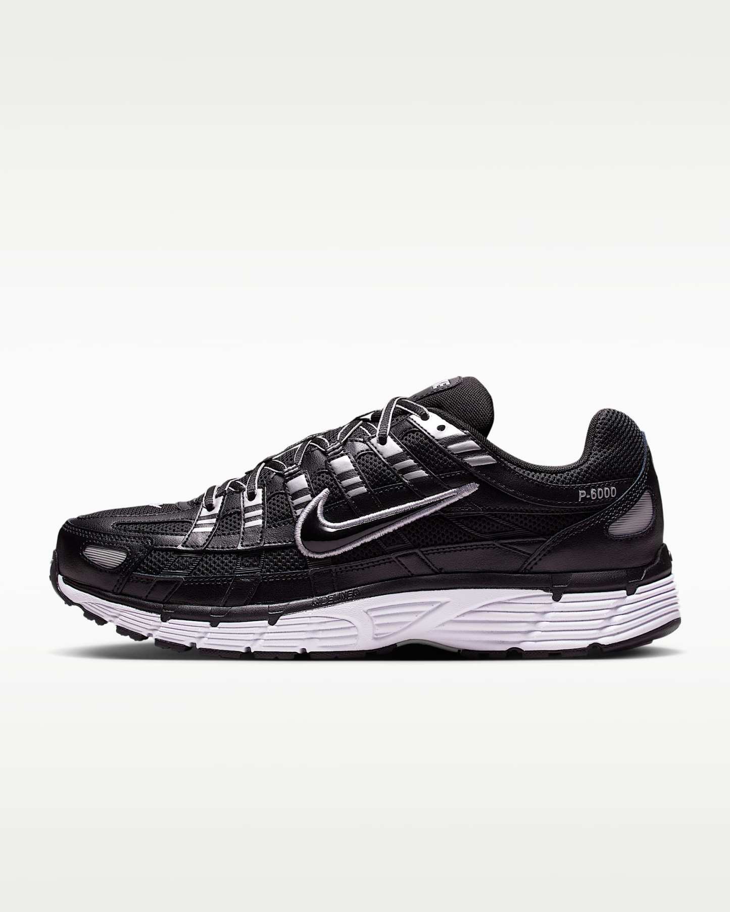 Nike P-6000 Ayakkabı - Siyah/Beyaz/Metallic Silver/Siyah