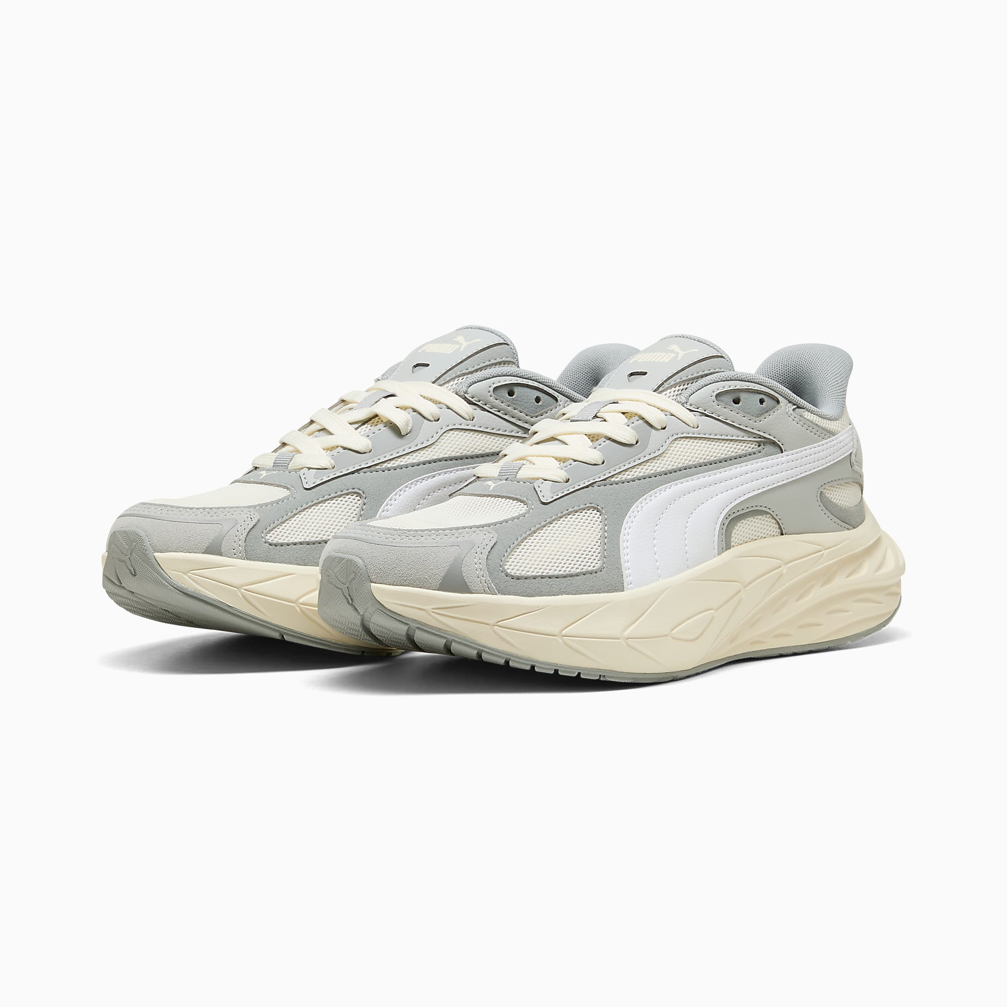 HYPNOTIC 2 UNISEX Ayakkabı - Frosted Ivory-PUMA White-Cool Mid Gray - 404714_03 - Görsel 2