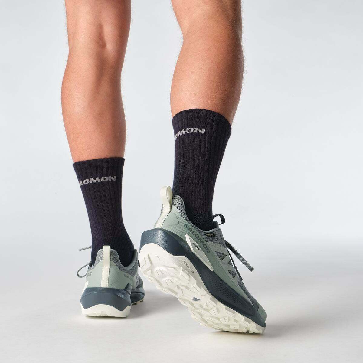 Salomon Elixir Activ Gore-Tex Erkek Outdoor Ayakkabı - Siyah - Sedona Sage - L47757800 - image 8