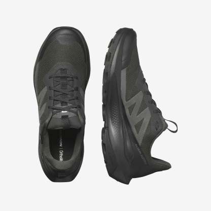 Salomon Elixir Activ Gore-Tex Erkek Outdoor Ayakkabı - Siyah - Siyah - L47456100 - image 2