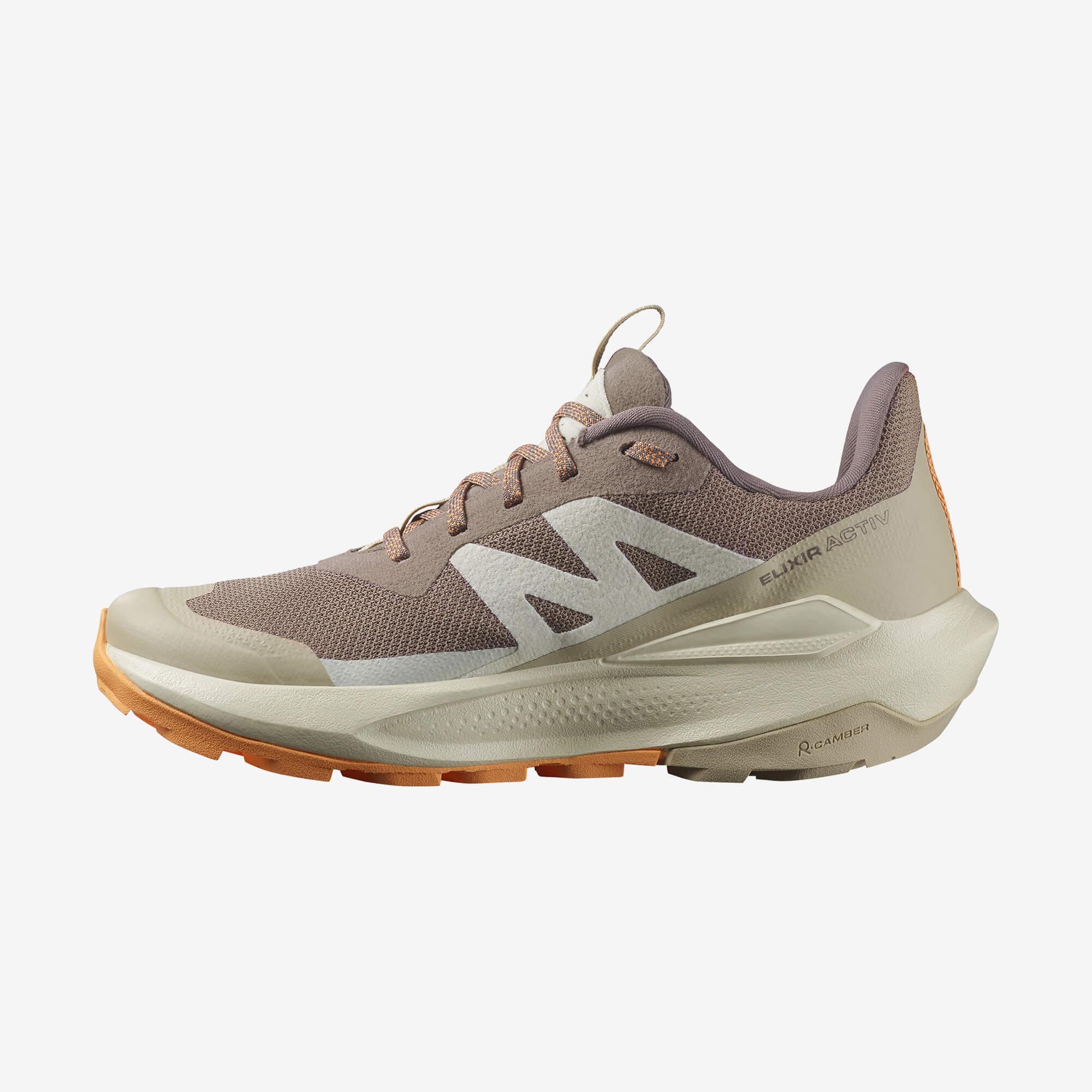 Salomon Elixir Activ Gore-Tex Kadın Outdoor Ayakkabı - Gri - Kahve - L47456400 - image 3