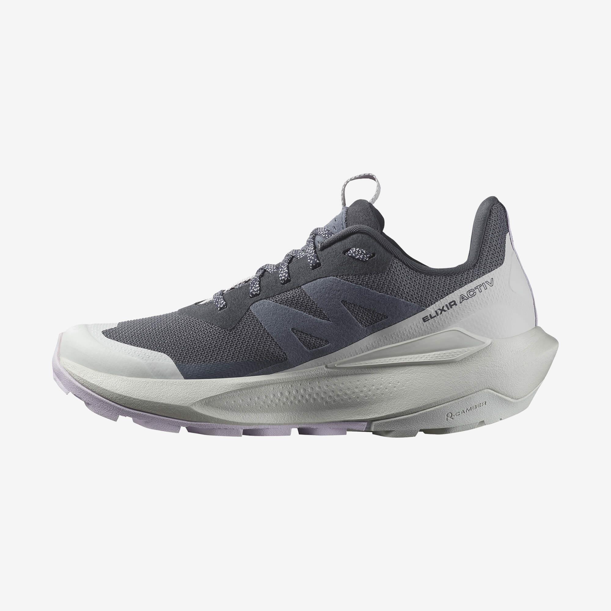 Salomon Elixir Activ Gore-Tex Kadın Outdoor Ayakkabı - Gri - Gri - L47526500 - image 3