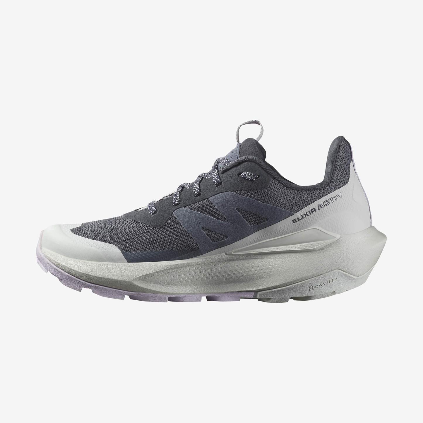 Salomon Elixir Activ Gore-Tex Kadın Outdoor Ayakkabı - Gri - Gri - L47526500 - image 3
