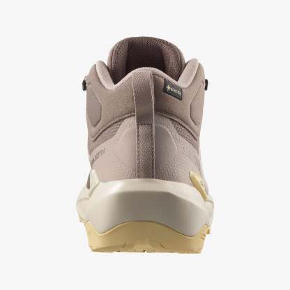 Salomon Elixir Activ Mid Gore-Tex Kadın Outdoor Botu - Kahve - Iron - L47760600 - image 5
