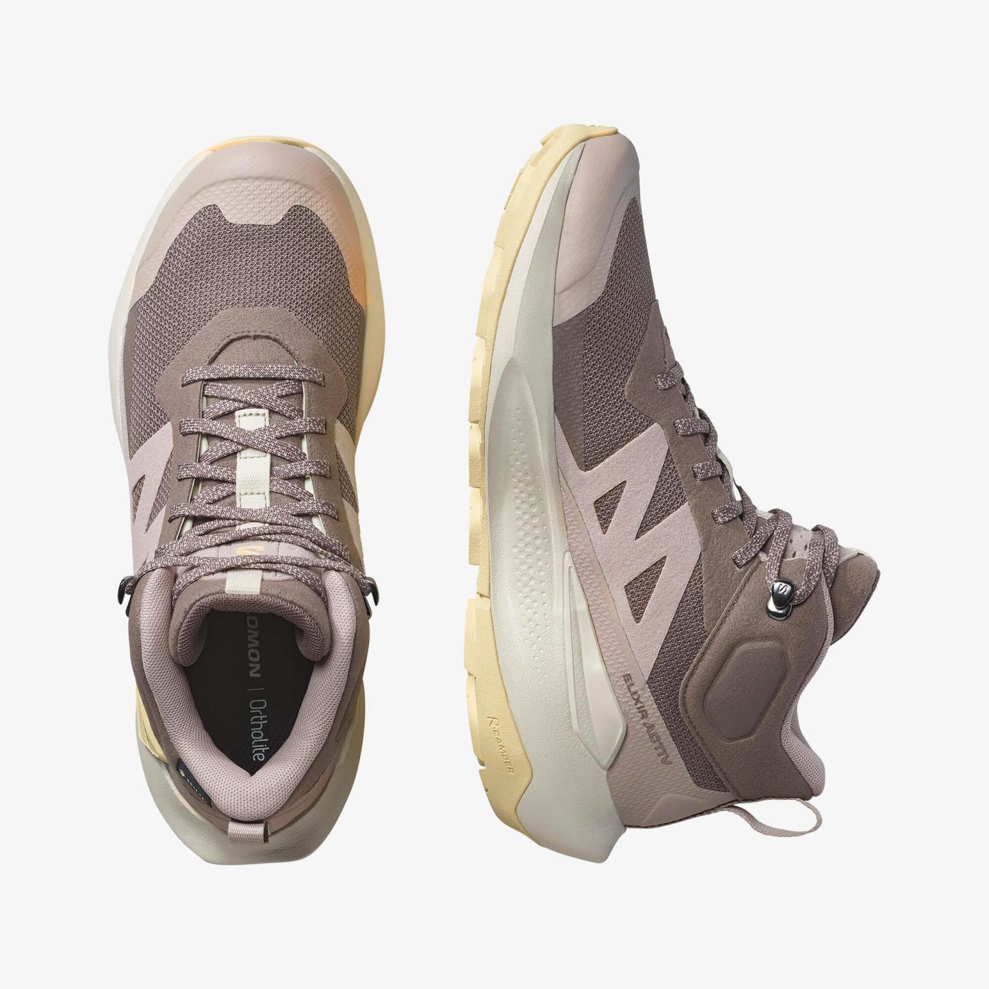 Salomon ELIXIR ACTIV MID GORE-TEX Kadın Outdoor Botu Iron L47760600 - Iron - L47760600 - image 2