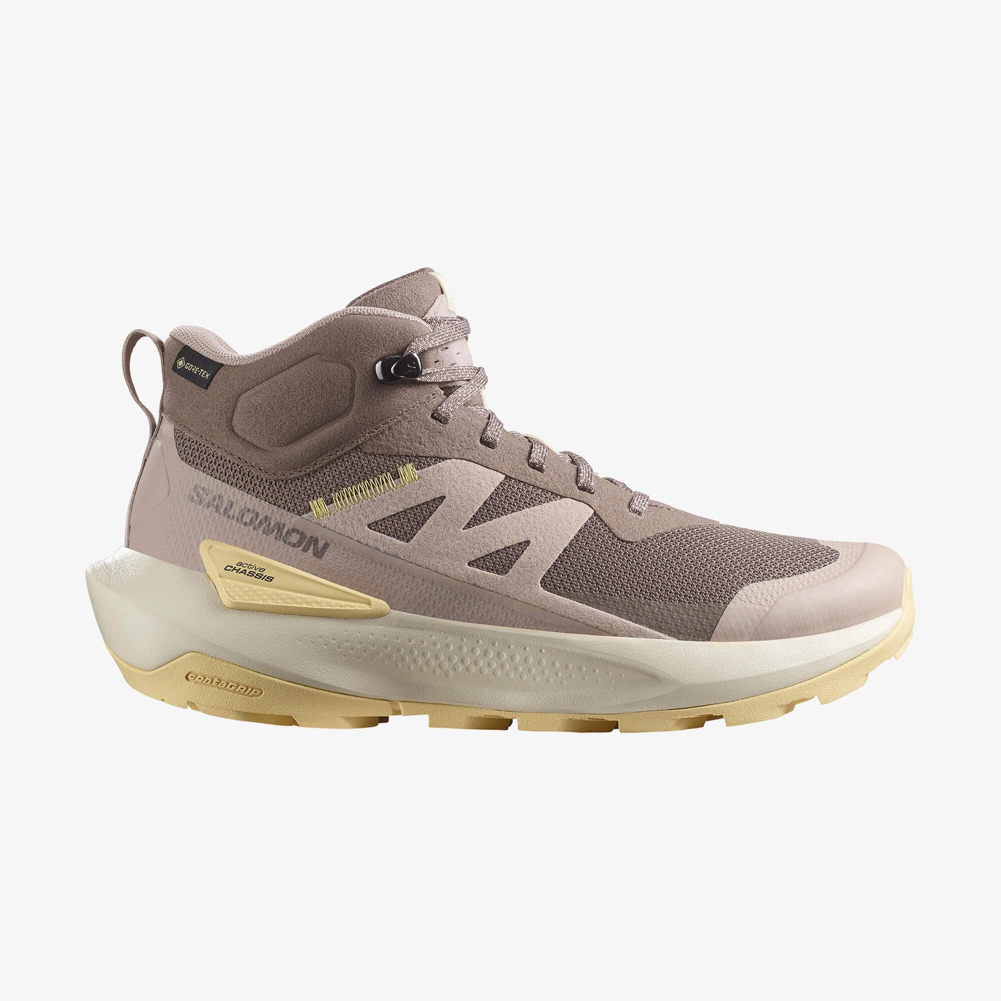 Salomon ELIXIR ACTIV MID GORE-TEX Kadın Outdoor Botu Iron L47760600 - Iron - L47760600 - image 1