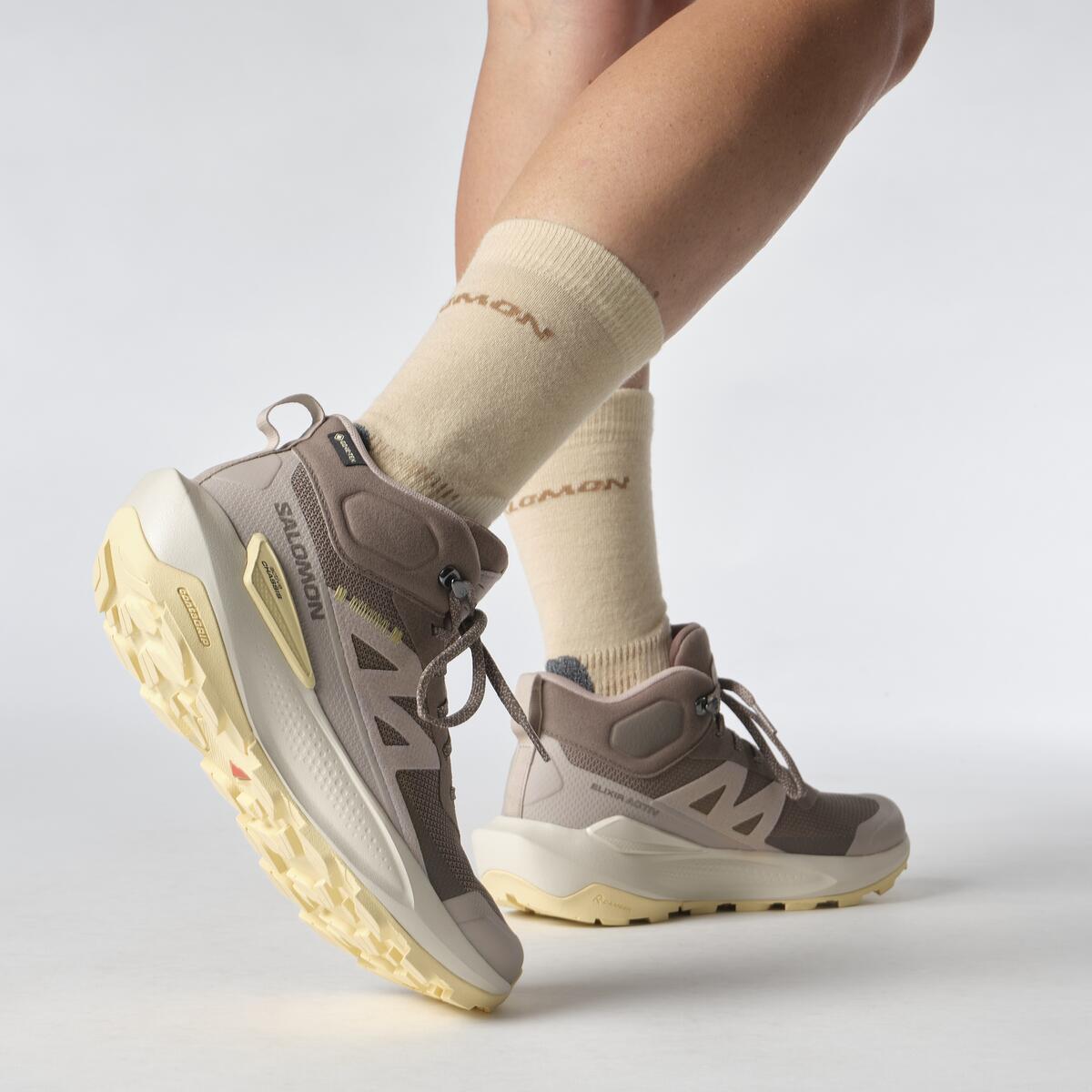 Salomon ELIXIR ACTIV MID GORE-TEX Kadın Outdoor Botu Iron L47760600 - Iron - L47760600 - image 7