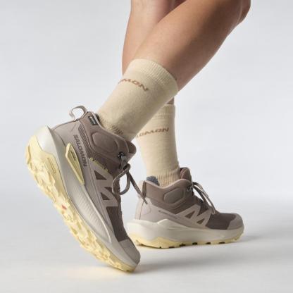 Salomon ELIXIR ACTIV MID GORE-TEX Kadın Outdoor Botu Iron L47760600 - Iron - L47760600 - image 7