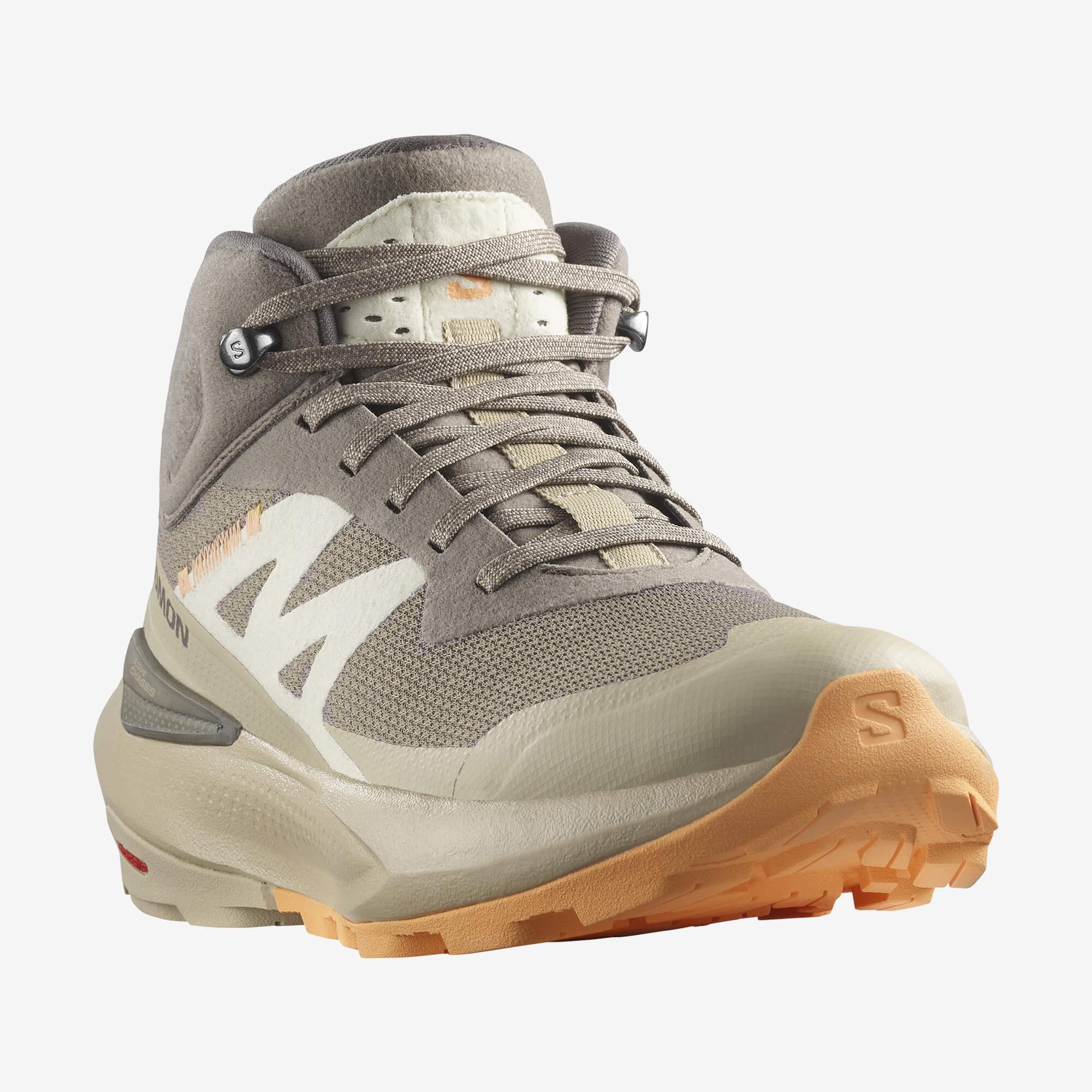 Salomon ELIXIR ACTIV MID GORE-TEX Kadın Outdoor Botu Iron L47760600 - Kahve - L47457200 - image 4