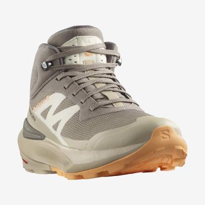 Salomon ELIXIR ACTIV MID GORE-TEX Kadın Outdoor Botu Iron L47760600 - Kahve - L47457200 - image 4