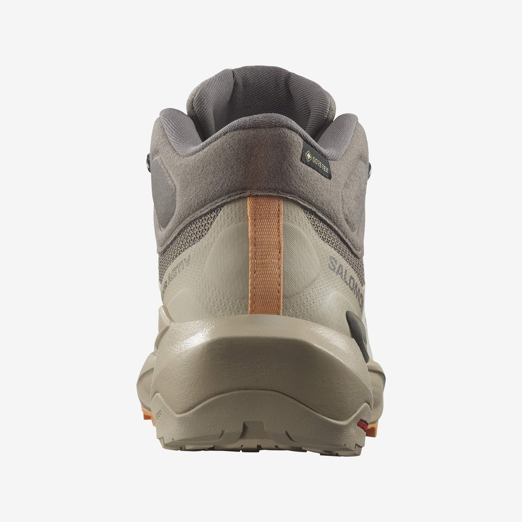 Salomon ELIXIR ACTIV MID GORE-TEX Kadın Outdoor Botu Iron L47760600 - Kahve - L47457200 - image 5
