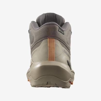 Salomon ELIXIR ACTIV MID GORE-TEX Kadın Outdoor Botu Iron L47760600 - Kahve - L47457200 - image 5