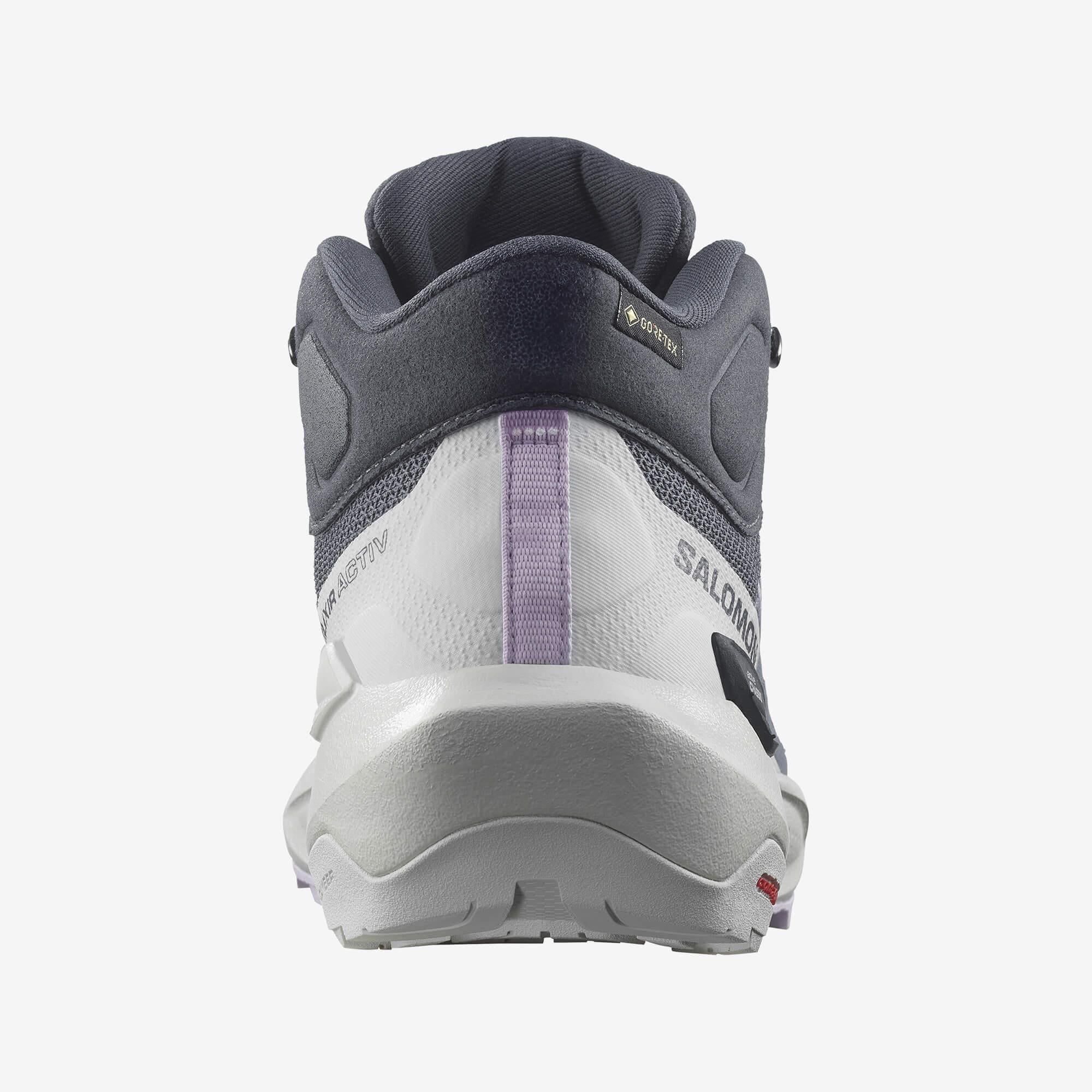 Salomon Elixir Activ Mid Gore-Tex Kadın Outdoor Botu - Kahve - Lacivert - L47457400 - image 5