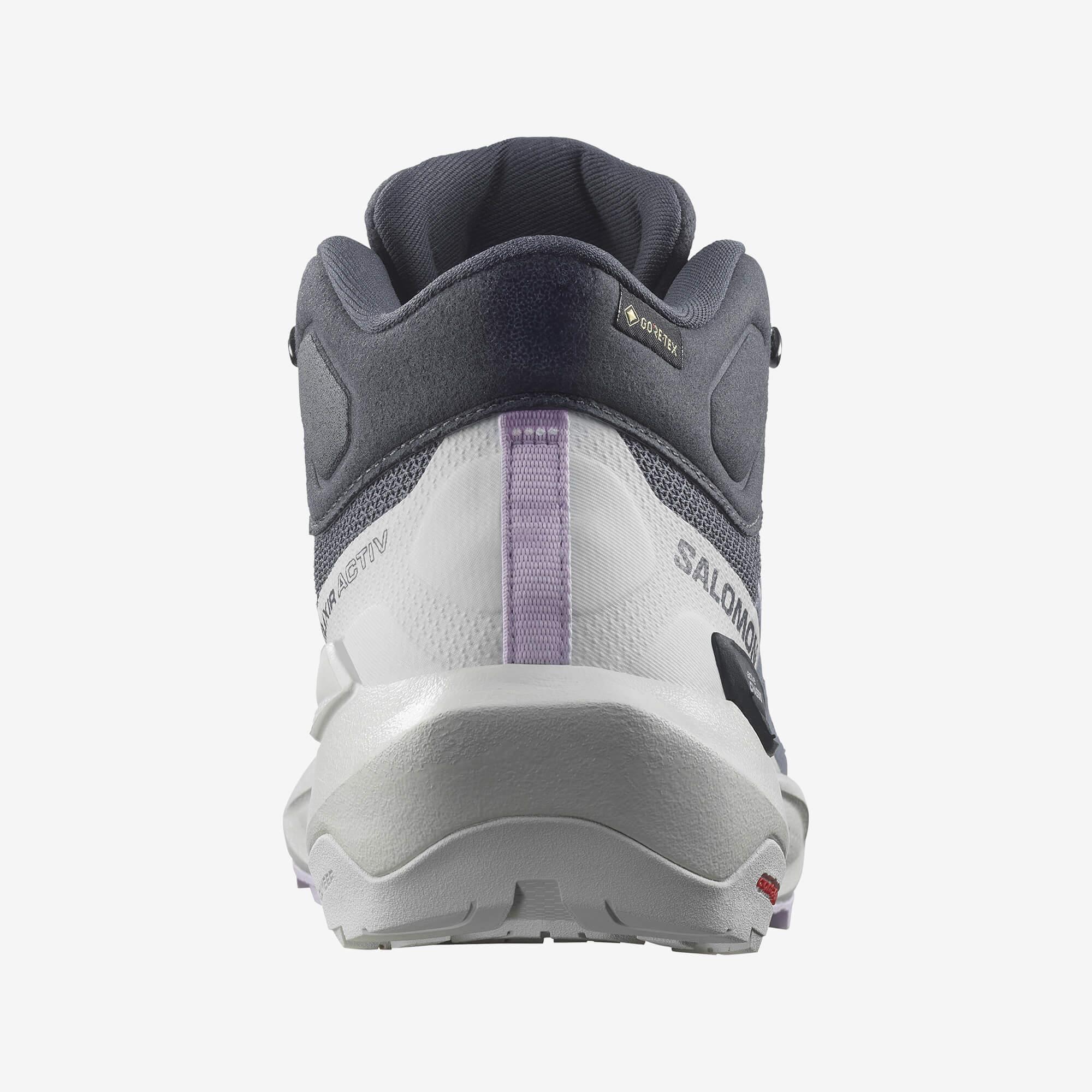 Salomon ELIXIR ACTIV MID GORE-TEX Kadın Outdoor Botu Iron L47760600 - Lacivert - L47457400 - image 5