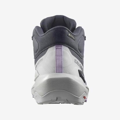 Salomon ELIXIR ACTIV MID GORE-TEX Kadın Outdoor Botu Iron L47760600 - Lacivert - L47457400 - image 5