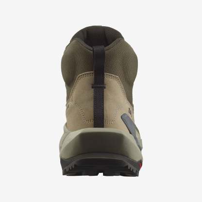 Salomon Elixir Mid Gore-Tex Erkek Outdoor Botu - Haki Yeşil - Haki Yeşil - L47697800 - image 6