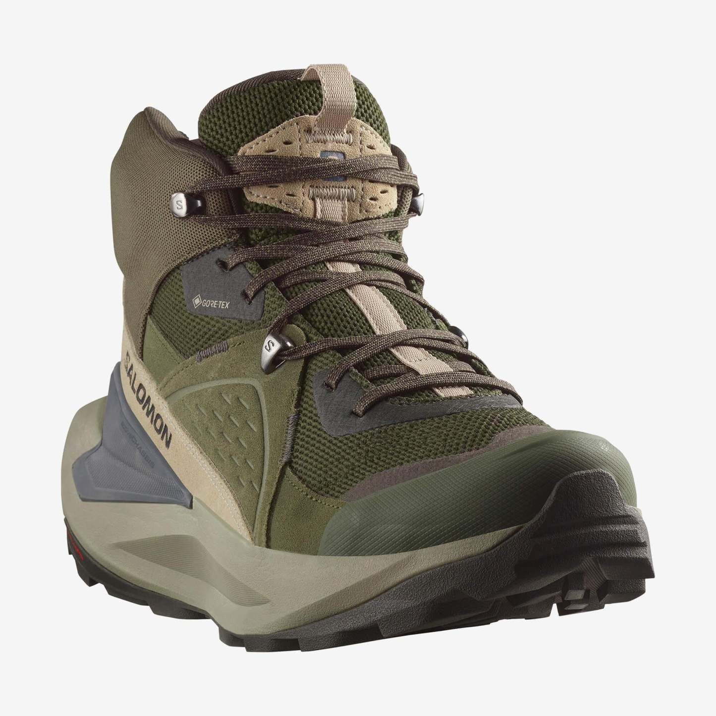 Salomon Elixir Mid Gore-Tex Erkek Outdoor Botu - Haki Yeşil - Haki Yeşil - L47697800 - image 5