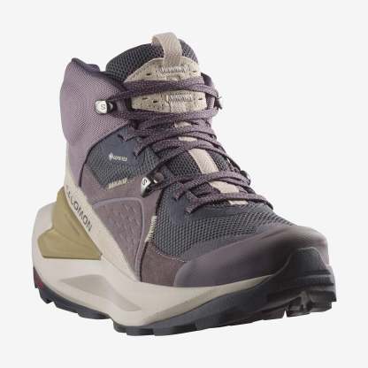 Salomon Elixir Mid Gore-Tex Kadın Outdoor Botu - Lacivert - Lacivert - L47576800 - image 6