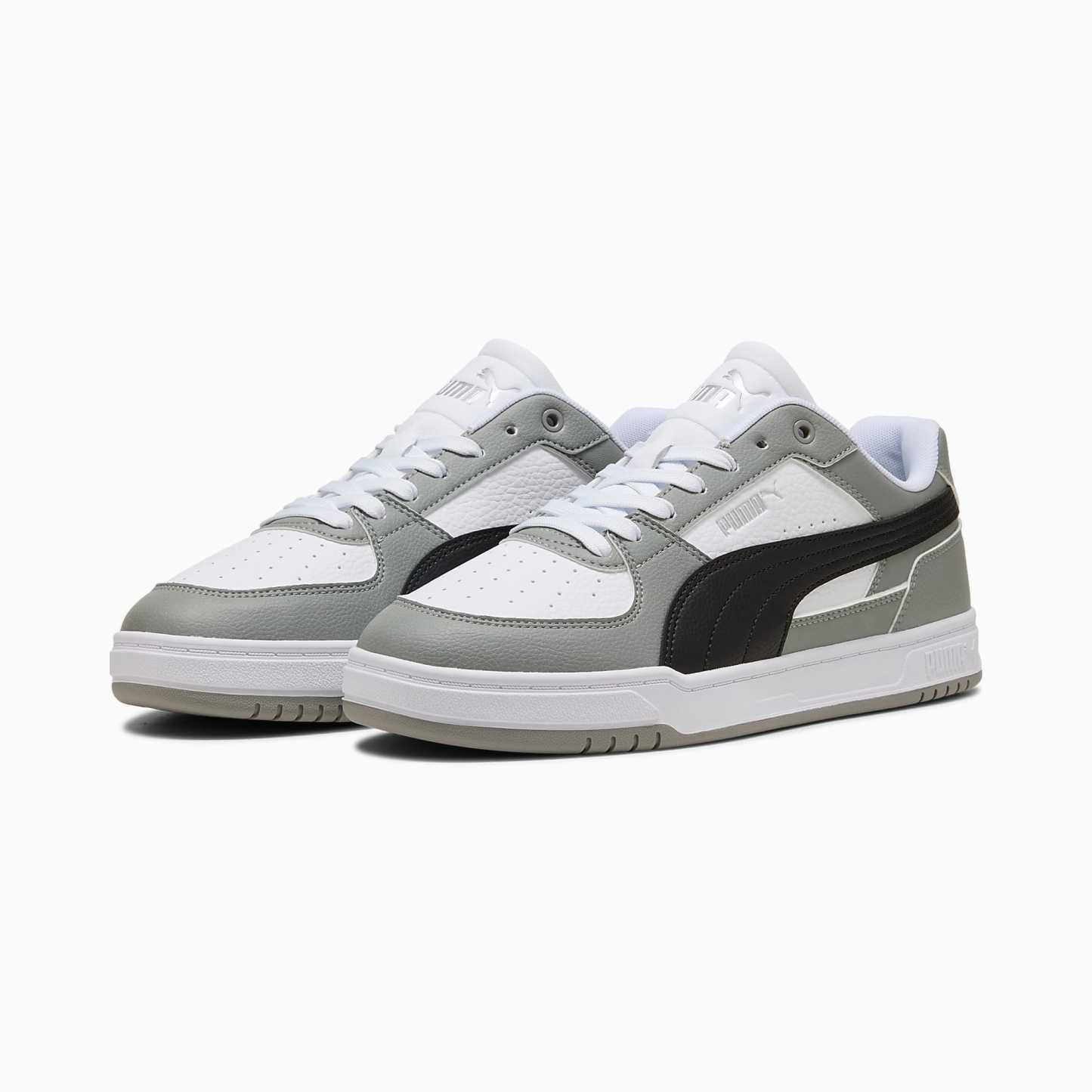 PUMA Caven UNISEX Ayakkabı - PUMA White-PUMA Black-Gray Echo - 409170_10 - Görsel 2