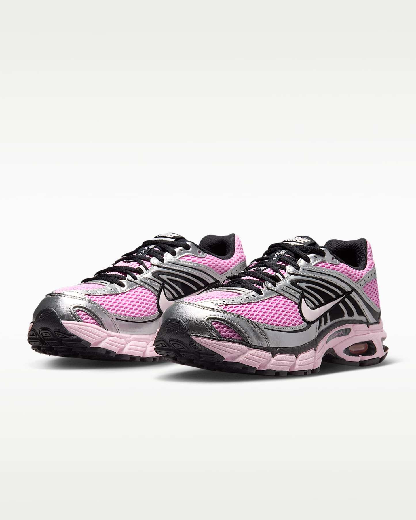 Yansıtıcı Vurgulara Sahip Nike Air Max Moto 2K Kadın Ayakkabısı - Pink Rise/Metallic Silver/Siyah/Pearl Pink