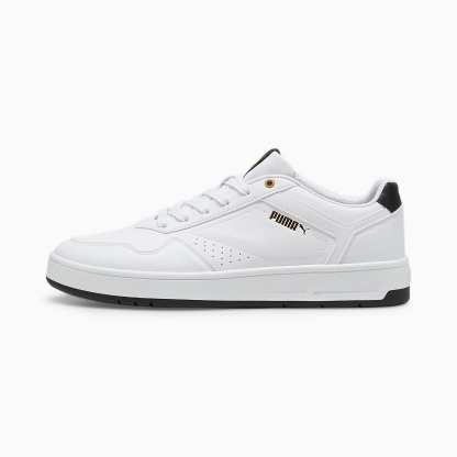 Court CLASSIC Ayakkabı - PUMA White-PUMA Black-PUMA Gold - 395018_07 - Görsel 1
