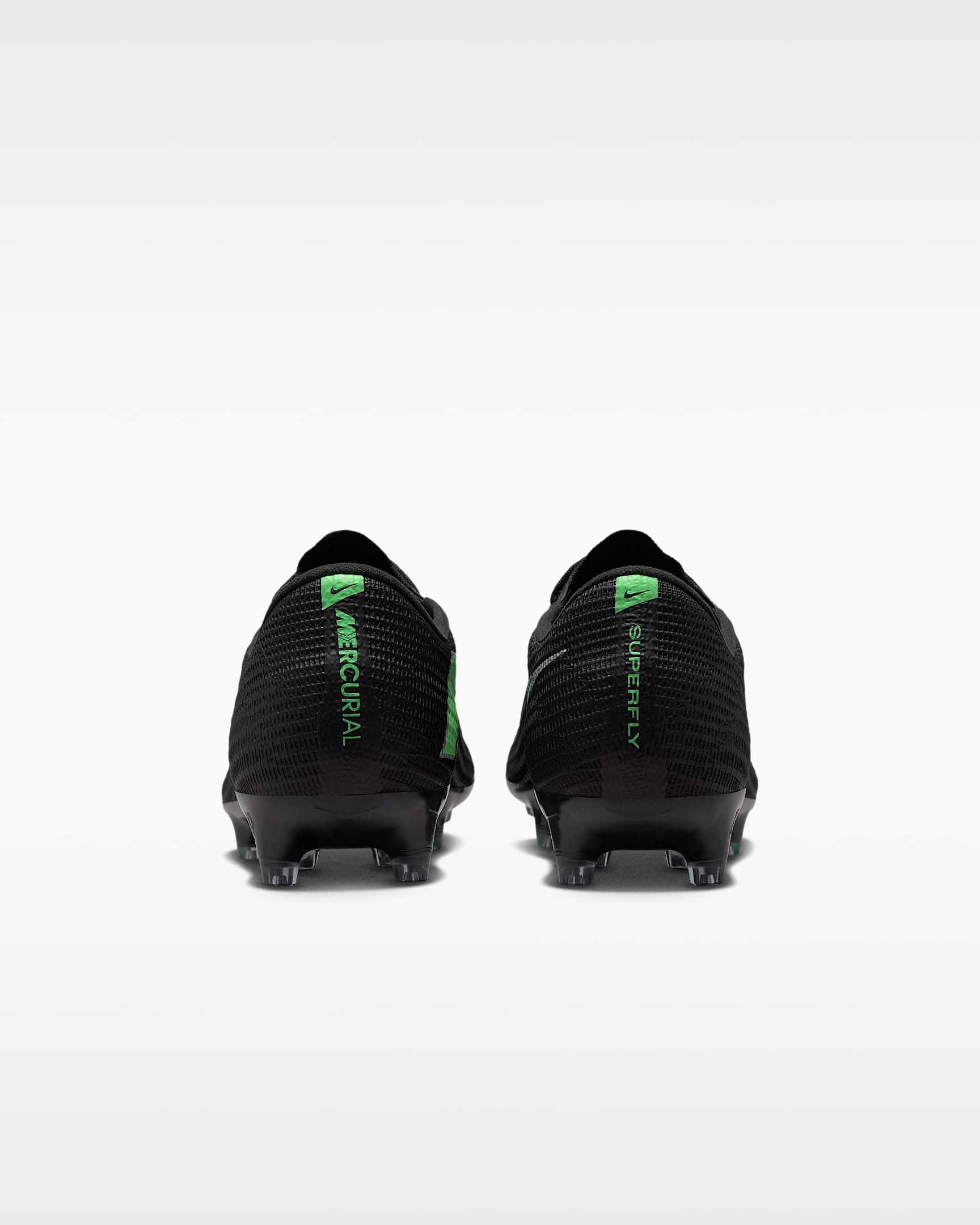 Nike Mercurial Superfly 11 Elite Düşük Bilekli Suni Çim Kramponu - Siyah/Siyah/Illusion Green