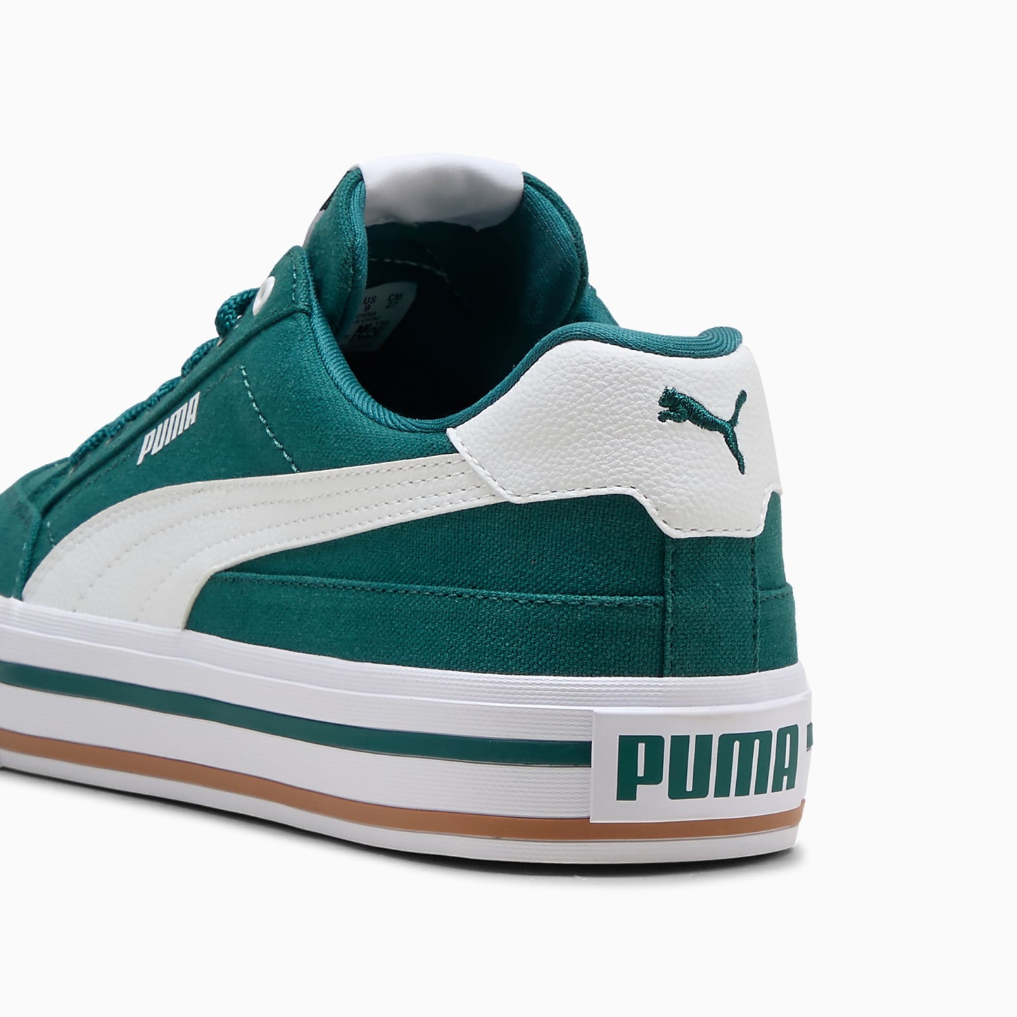 Court CLASSIC VULCANISED FORMSTRIP UNISEX Ayakkabı - Emerald Ice-PUMA White - 396353_36 - Görsel 3