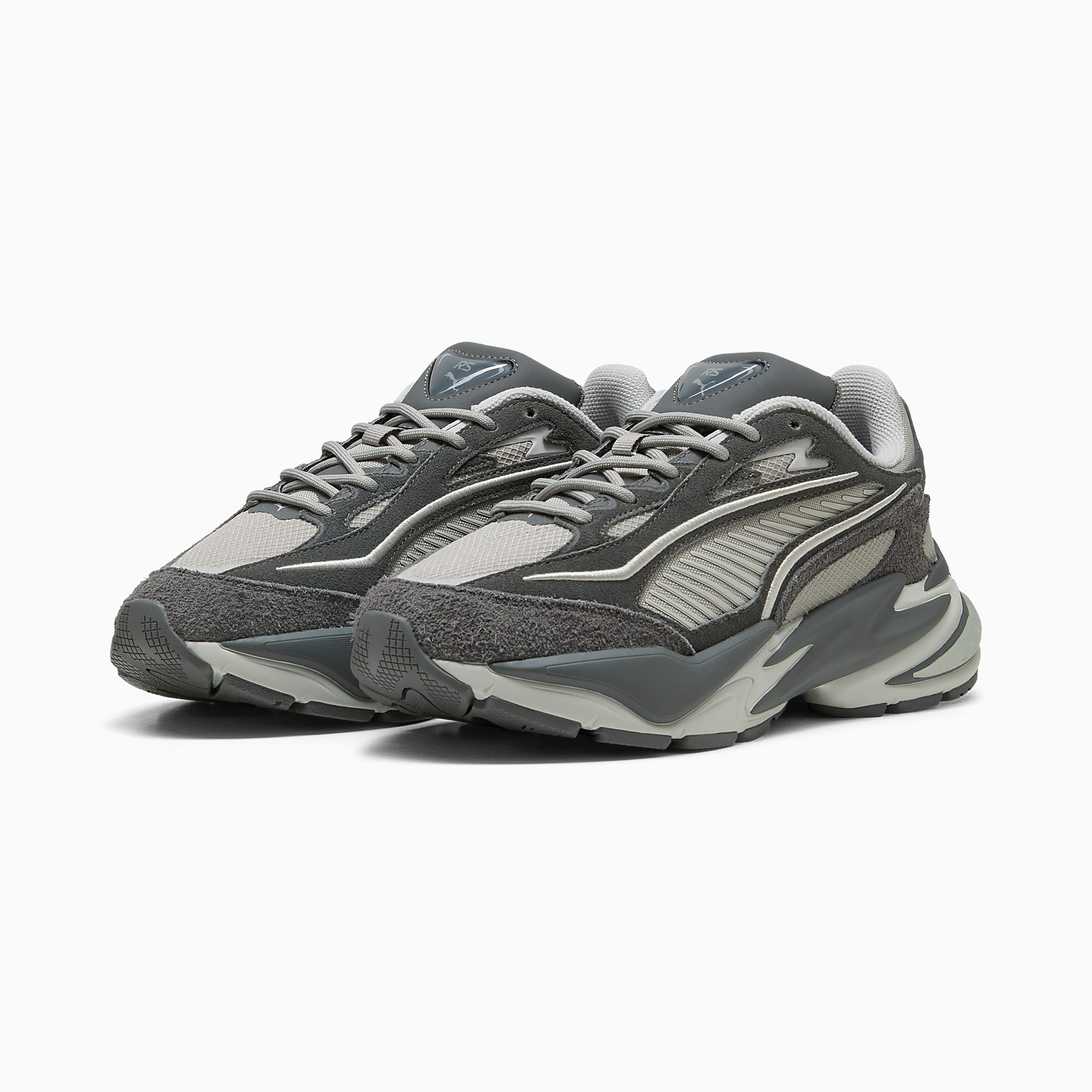 RS Surge HAIRY Suede UNISEX Ayakkabı - Smokey Gray-Cool Dark Gray - 404327_08 - Görsel 2