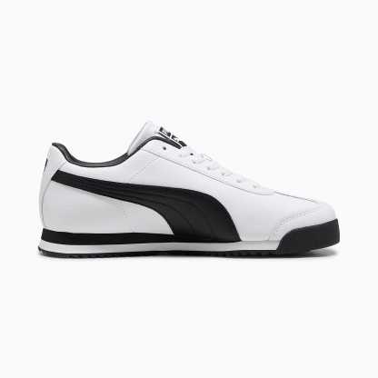 Roma 24 UNISEX Ayakkabı - Puma White-Puma Black-Puma Team Gold - 396868_01 - Görsel 5