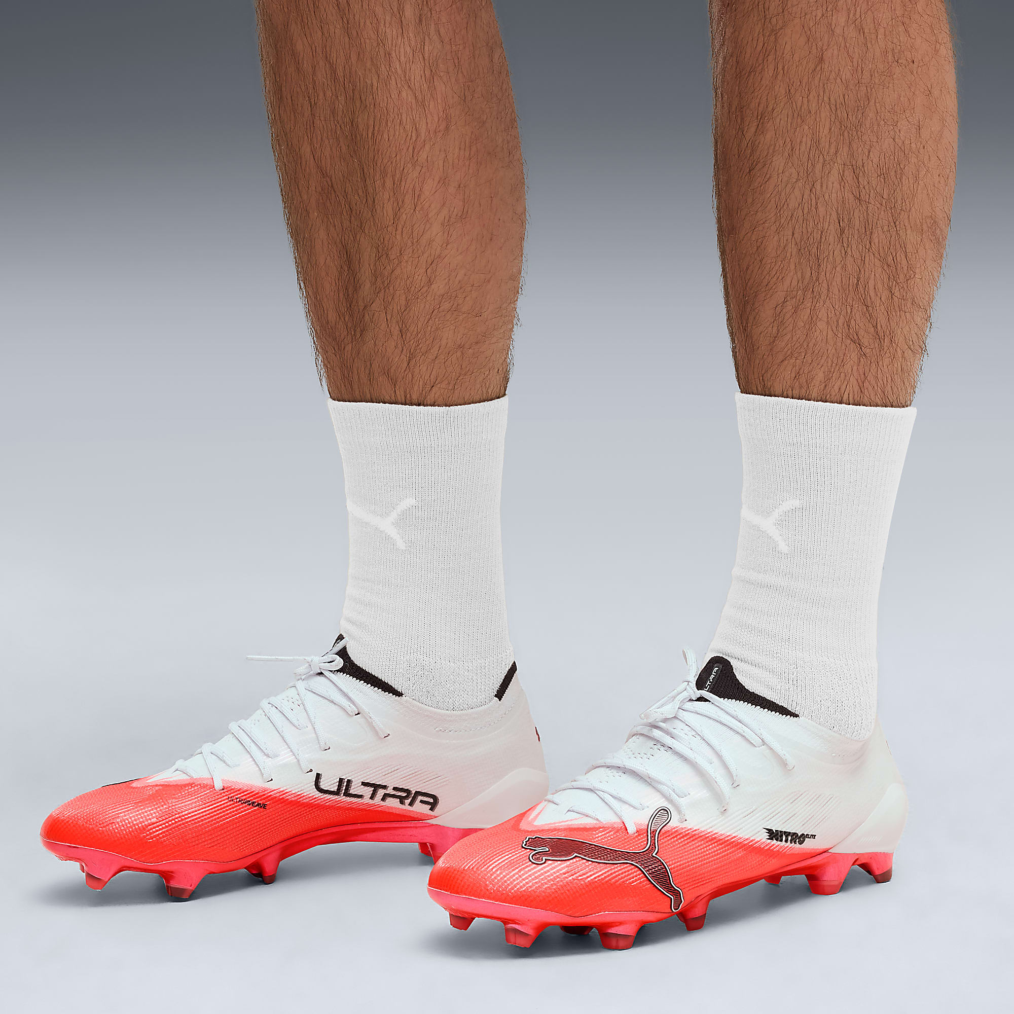 ULTRA NITRO™ 7 ULTIMATE FG UNISEX Krampon - Ultra Red-PUMA Black-PUMA White - 109225_01 - Görsel 3