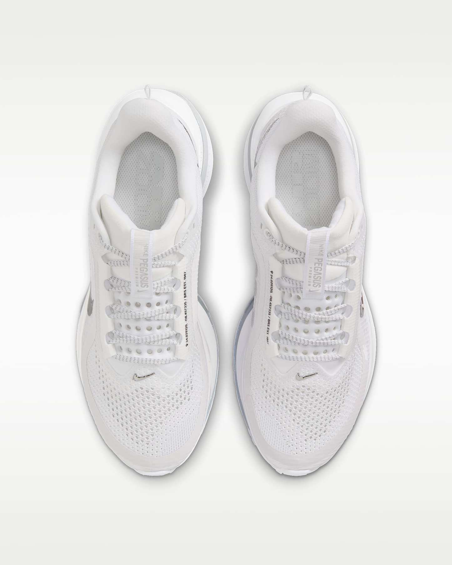 Nike Pegasus Premium Kadın Yol Koşu Ayakkabısı - Beyaz/Metallic Silver/Metallic Silver
