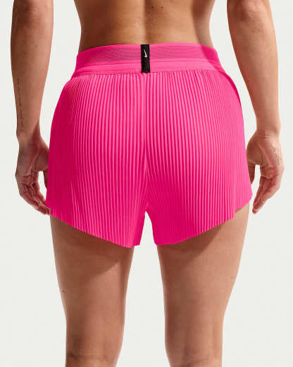 Nike AeroSwift Dri-FIT ADV Normal Belli 8 cm Slip Astarlı Kadın Koşu Şortu - Hyper Pink/Siyah