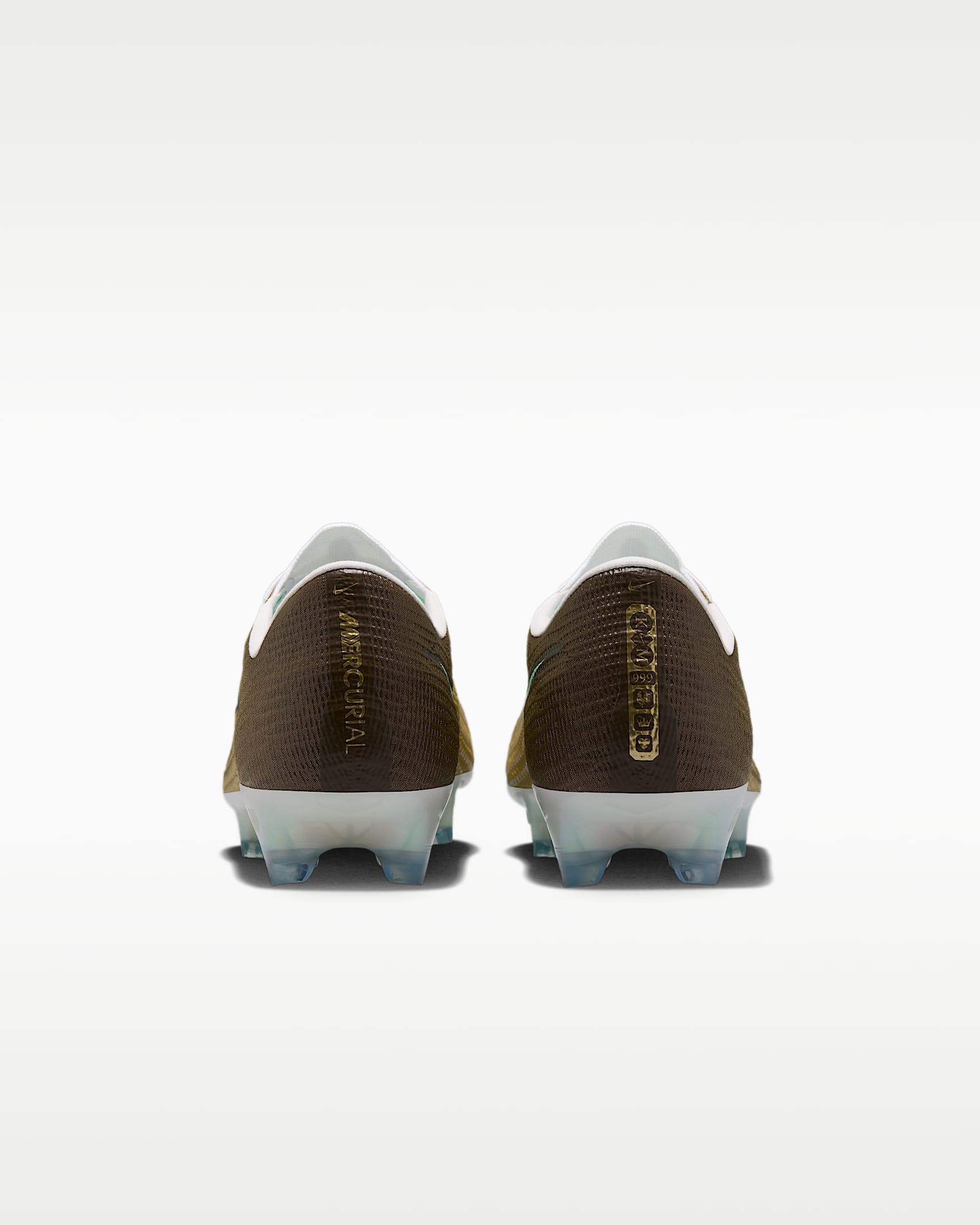 Nike Mercurial Superfly 11 Elite "Kylian Mbappé" Düşük Bilekli Kuru Çim Zemin Kramponu - Metallic Gold/Green Glow