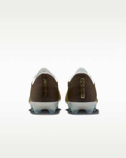 Nike Mercurial Superfly 11 Elite "Kylian Mbappé" Düşük Bilekli Kuru Çim Zemin Kramponu - Metallic Gold/Green Glow