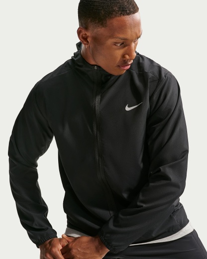 Nike Form Dri-FIT Kapüşonlu Çok Yönlü Erkek Ceketi - Siyah