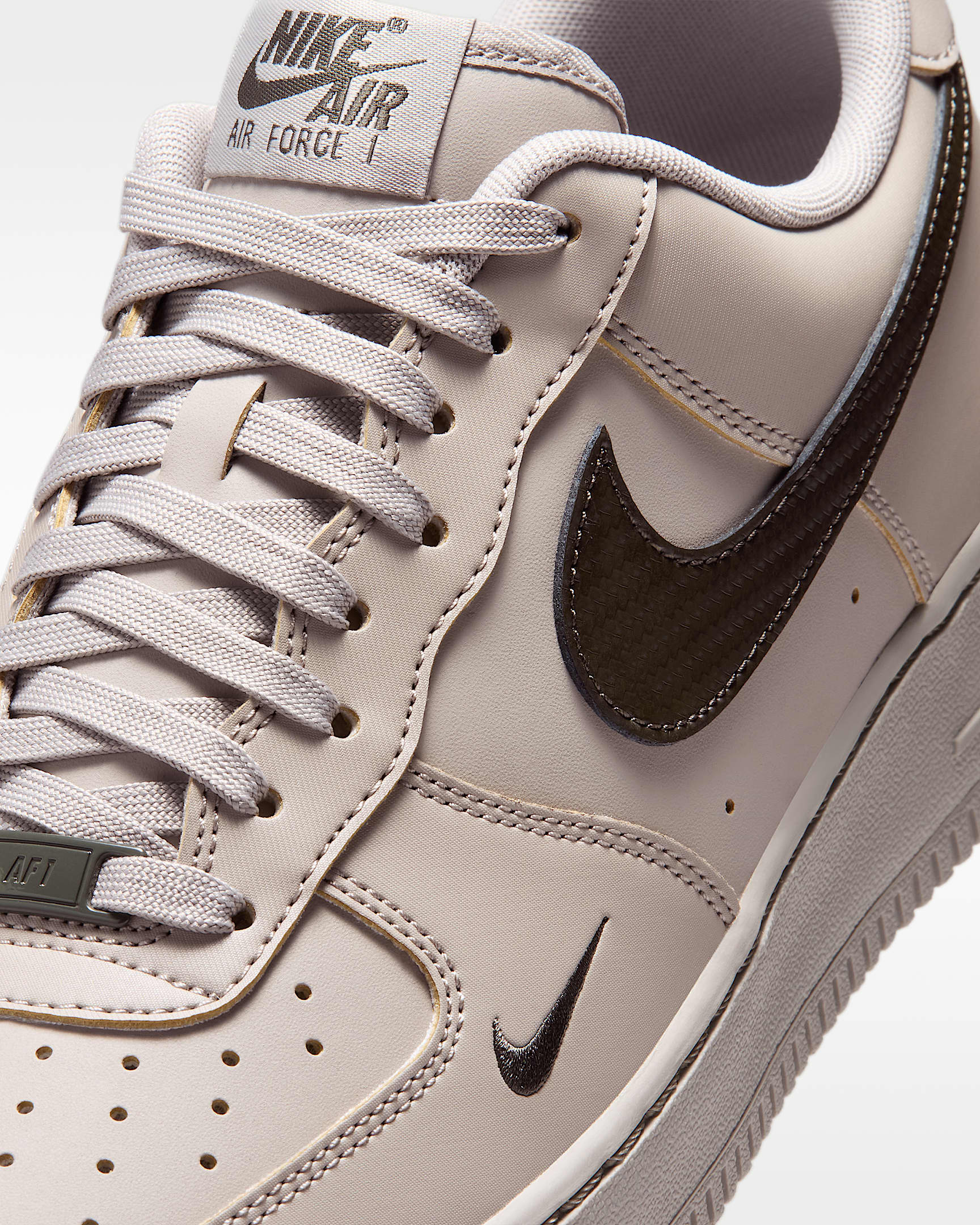 Nike Air Force 1 '07 Erkek Ayakkabısı - College Grey/Newsprint