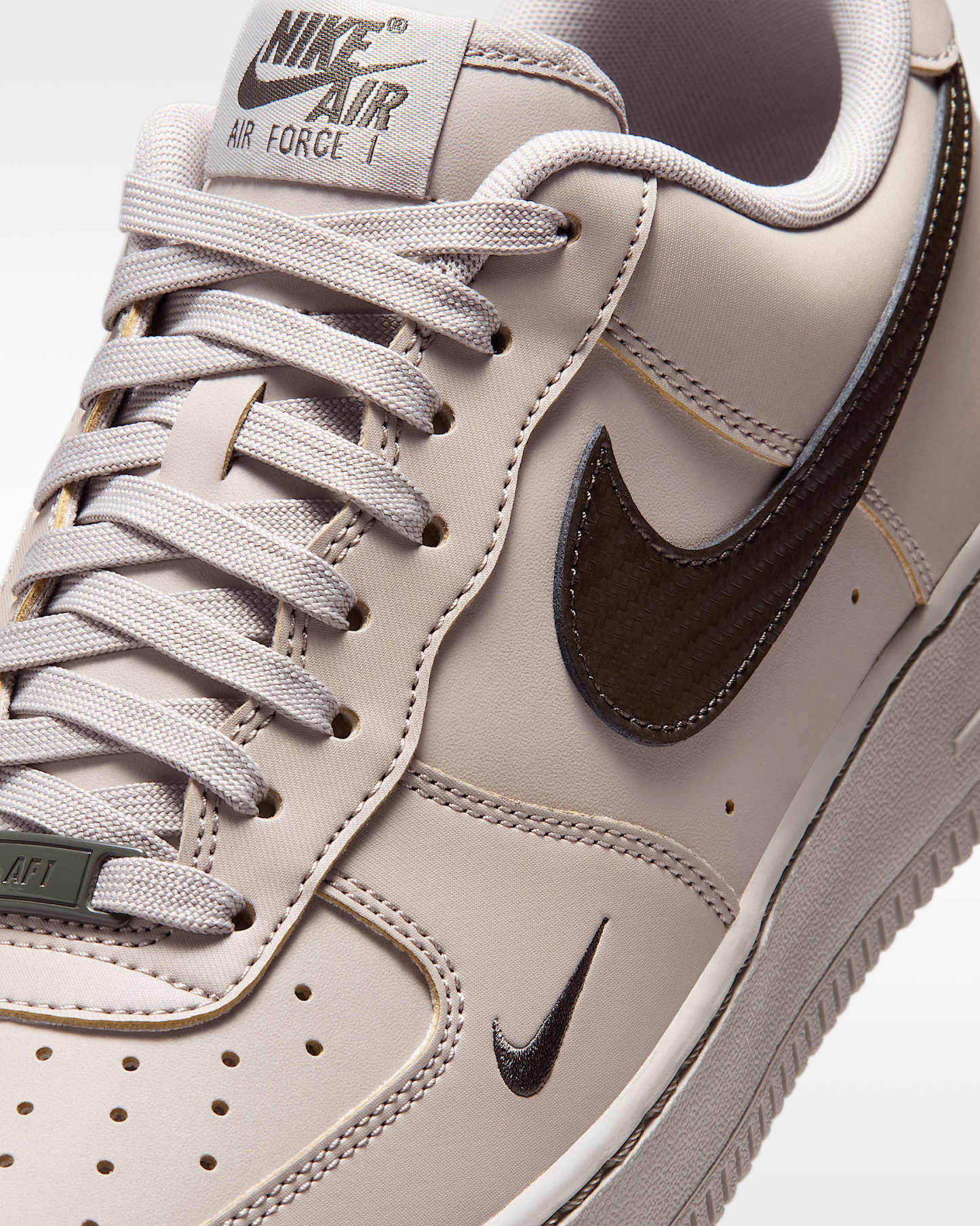 Nike Air Force 1 '07 Erkek Ayakkabısı - College Grey/Newsprint
